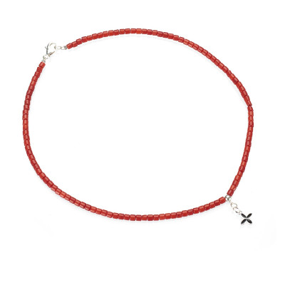 Намисто-чокер з натурального коралу