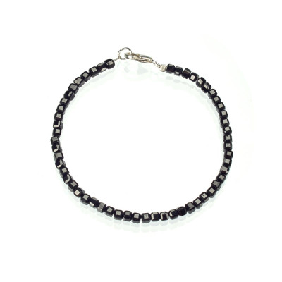 Браслет з натуральної шпінелі