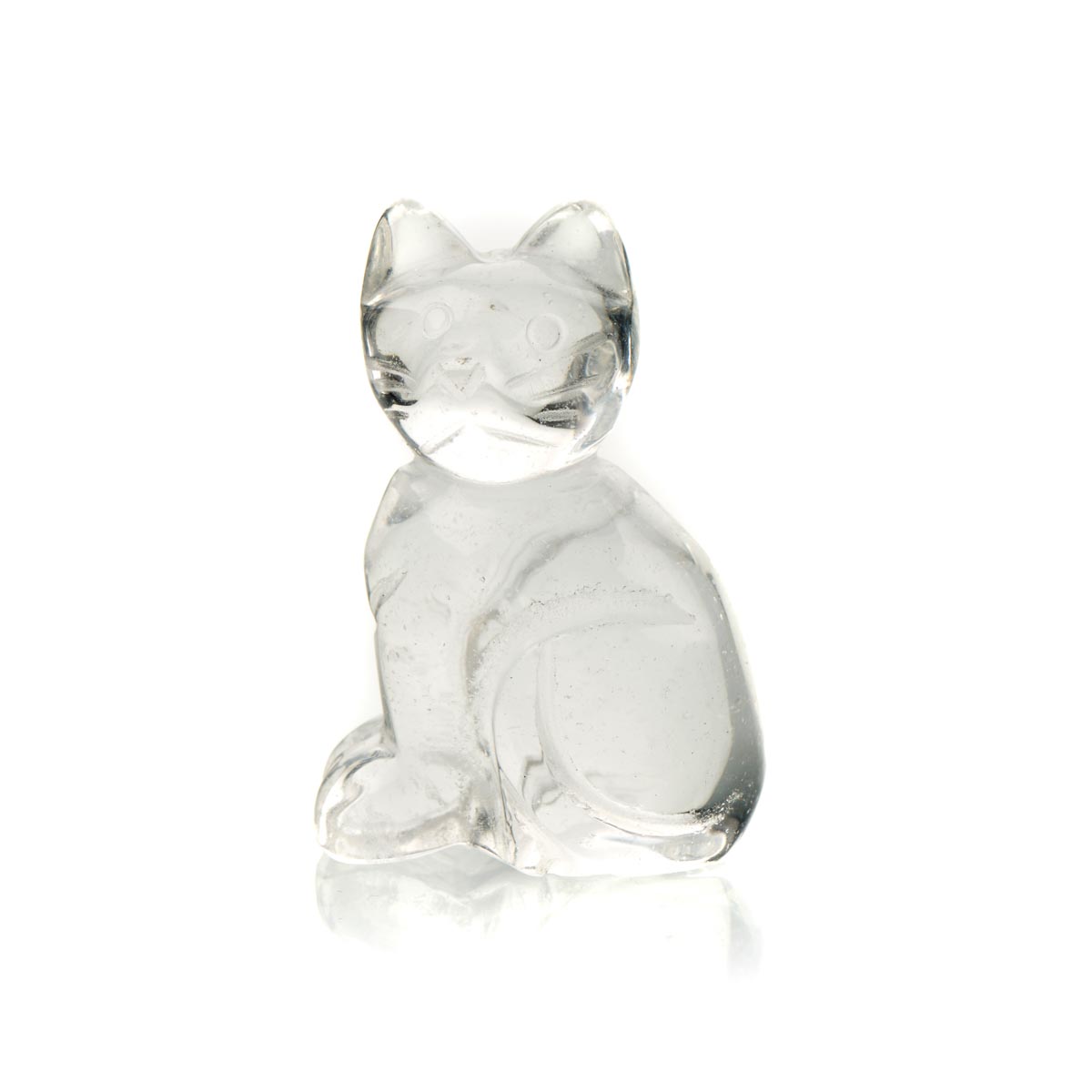 Фігурка Кіт з гірського кришталя Фігурка Кіт з гірського кришталя