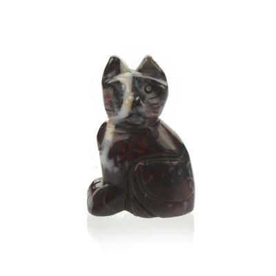 Фигурка Кот из яшмы