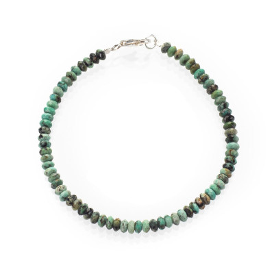 Браслет з натуральної бірюзи