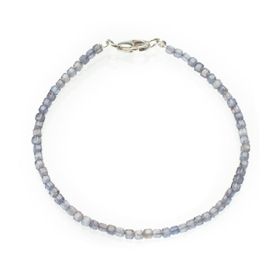 Браслет из натурального кордиерита (Иолит)