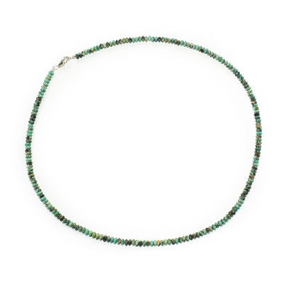 Бусы из натуральной бирюзы