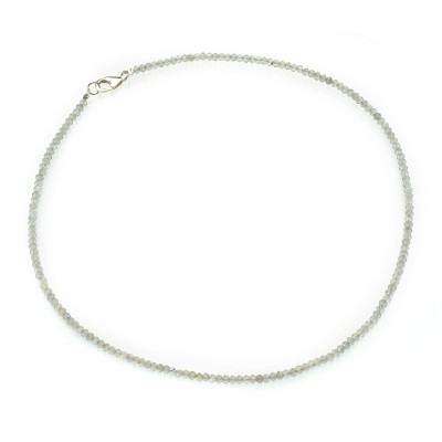 Бусы-чокер из лабрадора