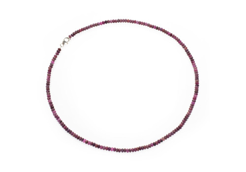 Намисто з натурального рубіну