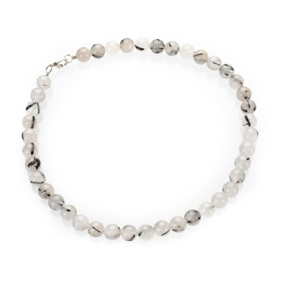 Намисто з рутилового кварцу