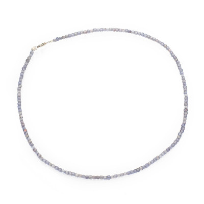 Намисто-чекер з кордієриту (Іолит)