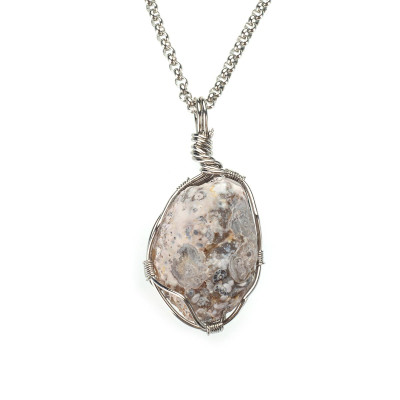 Подвеска с агатом 