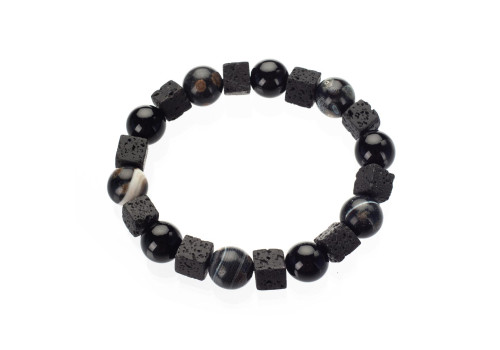 Браслет з агатом