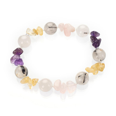 Браслет з рутиловим кварцем