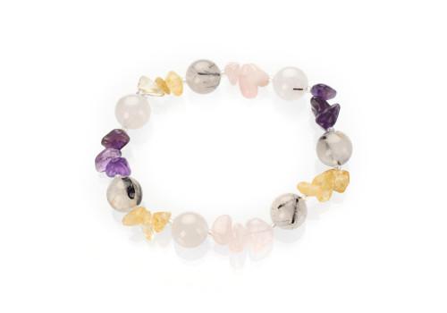 Браслет з рутиловим кварцем