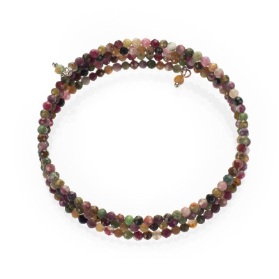 Браслет з натурального турмаліну