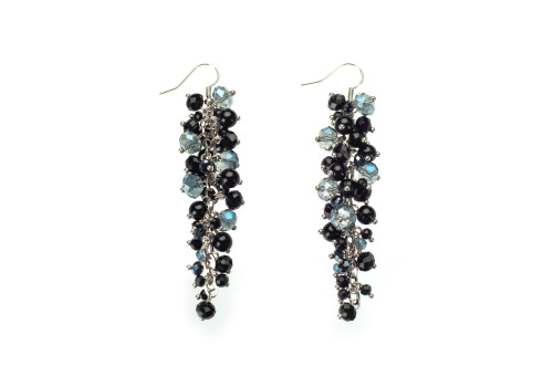 Сережки з агатом 