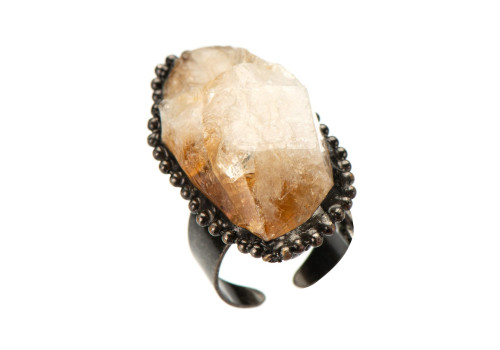 Каблучка з цитрином