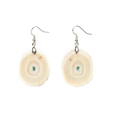 Серьги с агатом 