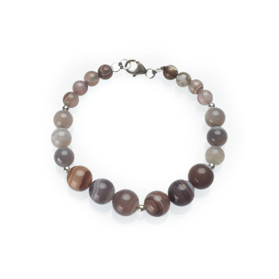 Браслет з агату ботсвана