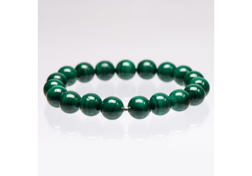 Браслет из натурального малахита