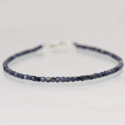 Браслет з натурального сапфіра