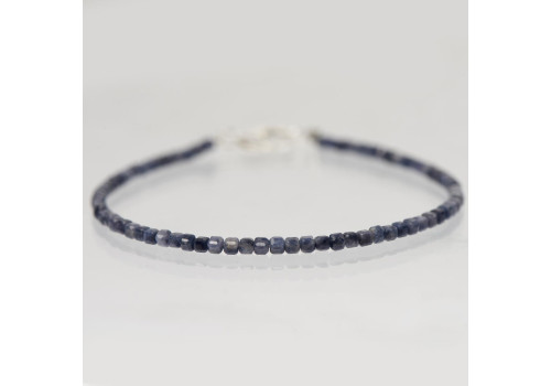 Браслет з натурального сапфіра