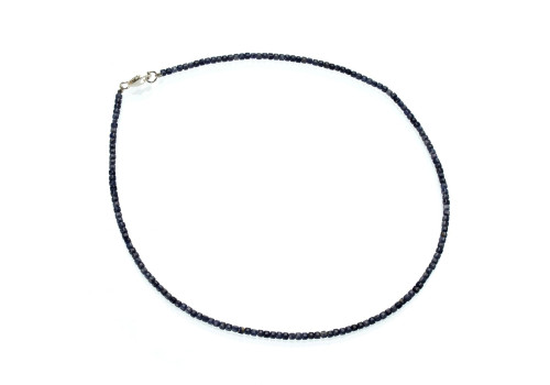 Намисто-чокер з натурального сапфіру