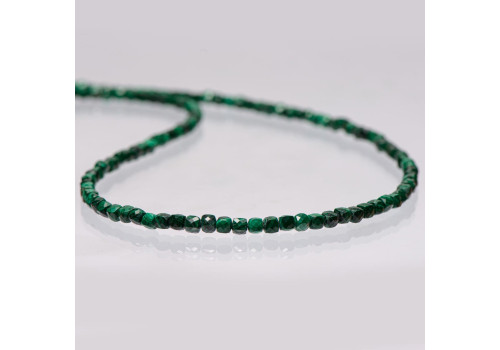 Намисто з натурального малахіту