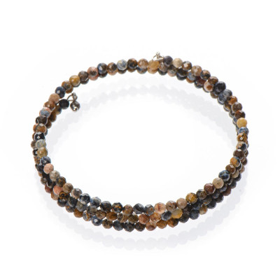 Браслет з натурального петерситу