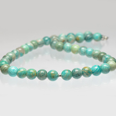 Намисто з натурального амазоніту