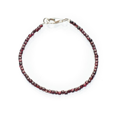 Браслет из натурального граната 