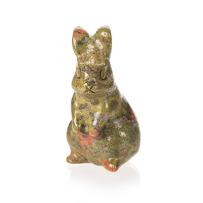 Фігурка Заєць з яшми