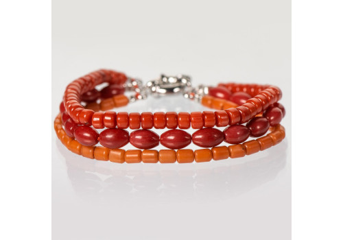 Браслет з натурального коралу