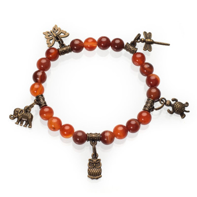 Браслет з сердоліку