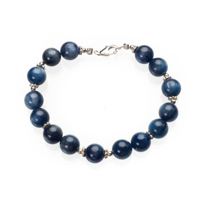 Браслет з натурального кіаніту