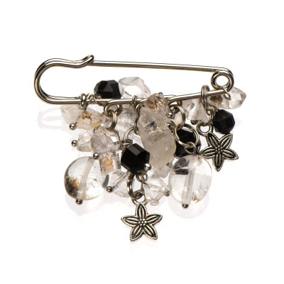 Брошка з херкімерським алмазом