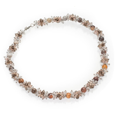 Намисто з агату Ботсвана