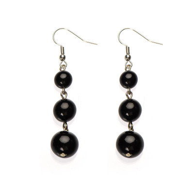 Сережки з агатом 