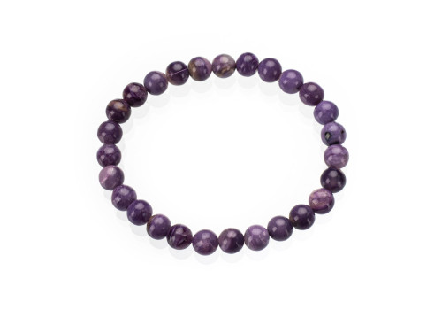 Браслет з натуральним чароїтом