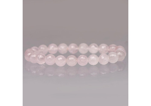 Браслет з рожевим кварцем