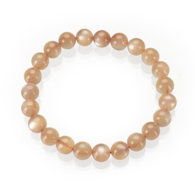 Браслет з натурального адуляра (місячний камінь)