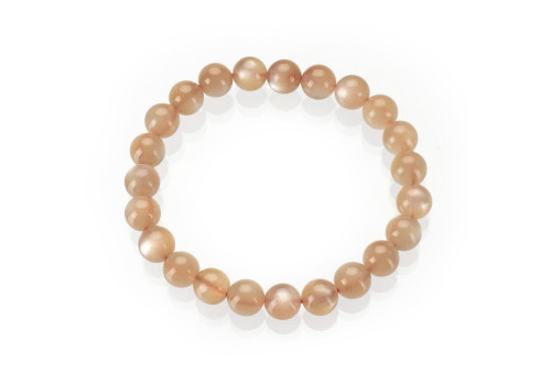 Браслет з натурального адуляра (місячний камінь)