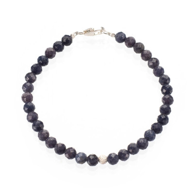 Браслет з натурального сапфіра