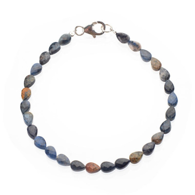 Браслет із дюмортьєриту