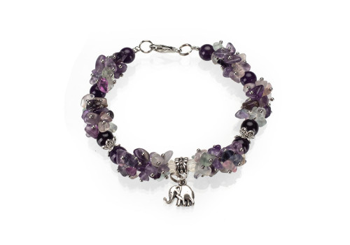 Браслет з аметистом 