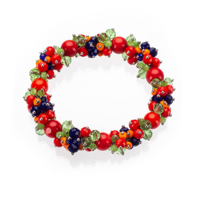 Браслет з натурального коралу