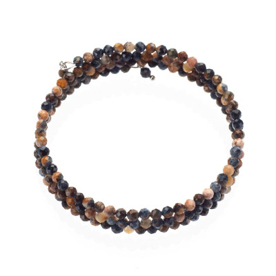 Браслет з натурального петерситу