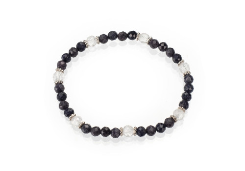 Браслет з натуральним сапфіром 