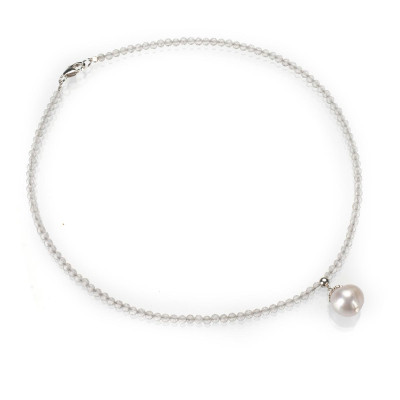 Намисто-чокер з гірського кришталю