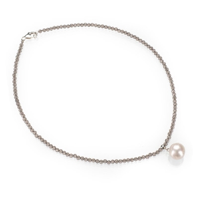 Намисто-чокер з натуральним топазом