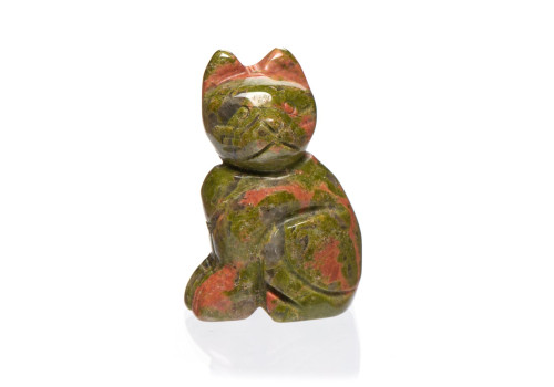 Фігурка Кіт із яшми