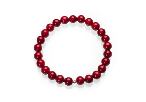 Браслет з натурального коралу