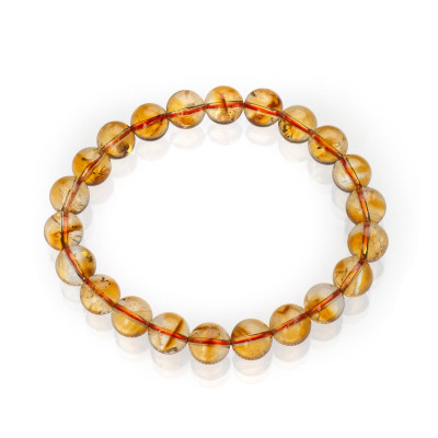 Браслет з натурального цитрина